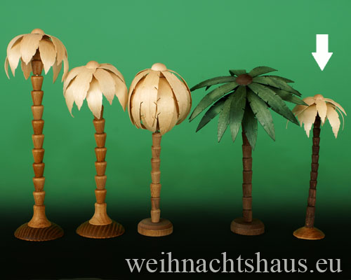 Ersatzpalme Palme Palmen Erzgebirge aus Holz Seiffen Werksverkauf
