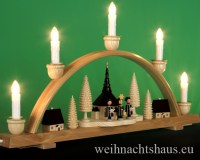 Seiffen Schwibbogen traditionell Seiffener Schwibbögen Lichterbogen Lichterbögen Dorf Weihnachtsmarkt Erzgebirge günstig kaufen  Seiffens Kirche