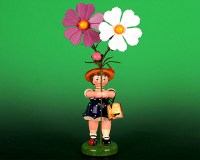 Hubrig Blumenkind groß Blumenkinder Große  Blumenmädchen Kinder mit Blumen übergröße  24cm Cosmea günstig kaufen