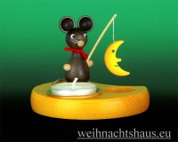 Gute Nacht Maus mit Mond Teelichtleuchter Mäuse mit Monde
