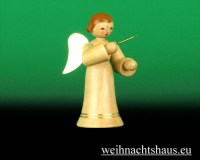 Seiffen Weihnachtshaus - Musikantenengel natur Dirigent - Bild 1