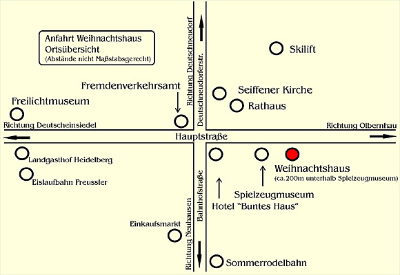 Orientierungskizze Seiffen