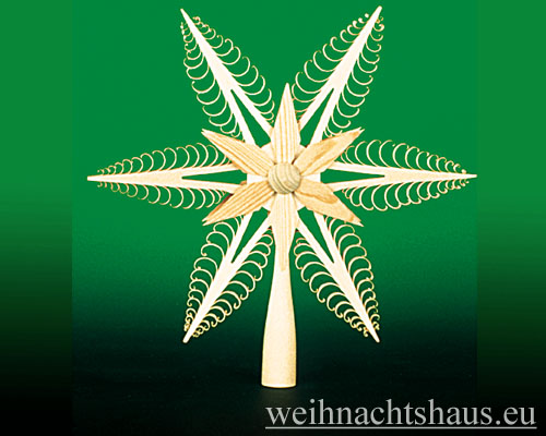 Christbaumspitze aus Holz Baumspitzen Erzgebirge kaufen