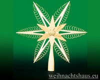 Christbaumspitze Spitze für Christbaum kaufe günstiger  Christbaumspitzen Holzspitze Stern mit Locken günstig kaufen