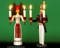 Rauta 17071 Mini Schwibbogen "Engel Bergmann" mit roten Kerzen Puppenhaus NEU # 