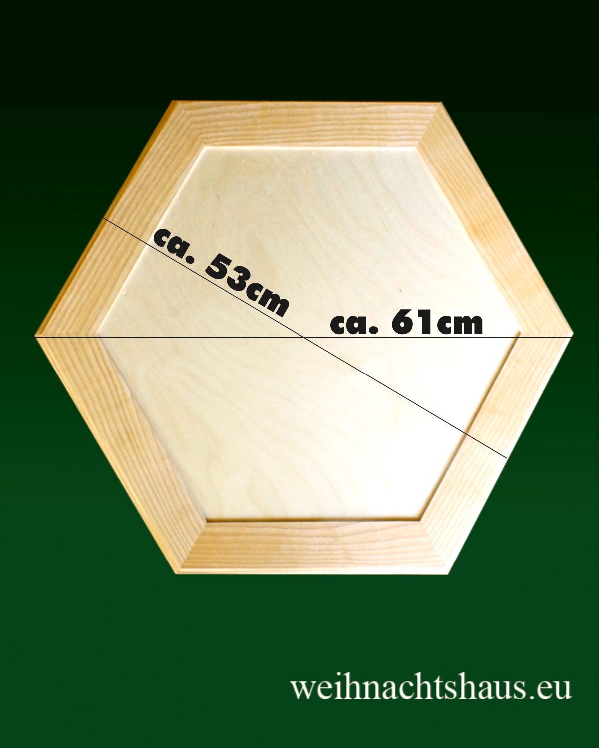 Seiffen Weihnachtshaus - Weihnachtspyramiden- Tisch beleuchtet Pyramidentisch 40cm - Bild 2