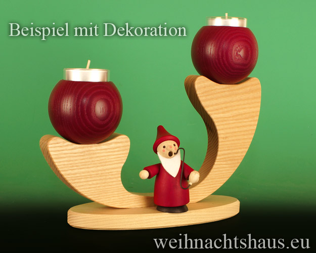 Leuchter Weihnachten für Teelicht Kerzen aus dem Erzgebirge kaufen