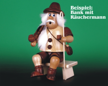 Seiffen Weihnachtshaus - Bank Kantenhocker oder Schwibbögen 4,5cm - Bild 2