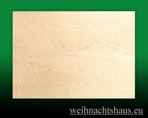 Seiffen Weihnachtshaus - Sperrholzplatte 5 mm, Sperrholz zu Basteln - Bild 1
