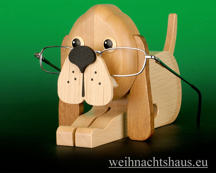 Brillenständer Ständer für Brille Brillengeschenk Holz Tiere Brillenhalter für Brillen, Hund Halterung Brillen Geschenk Brillenträger Oma und Opa 