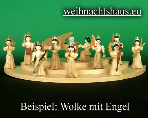 Engel Erzgebirge Engelberg Engelwolke aus Holz Musikant Englmusikant Seiffen Kuhnert