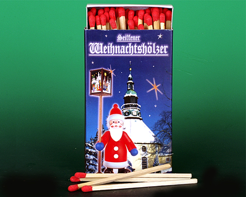 Seiffen Weihnachtshaus - Streichhölzer 50 Stück - Bild 1