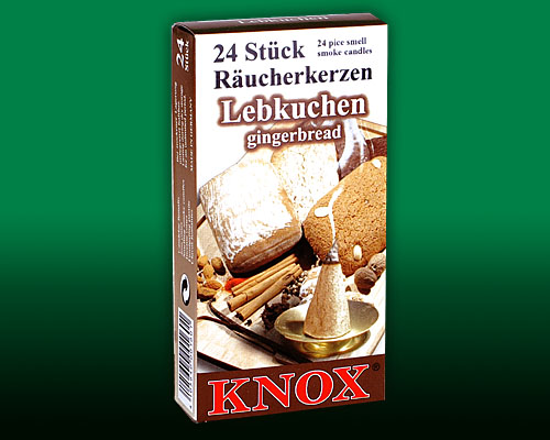 Seiffen Weihnachtshaus -  Knox-Räucherkerzen Lebkuchen - Bild 1