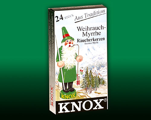 Seiffen Weihnachtshaus -  Knox Räucherkerzen Weihrauch-Myhre - Bild 1