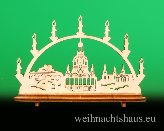 Magnet Dresden Frauenkirche Kühlschrankmagnet Dresdener Schwibbogen aus Holz
