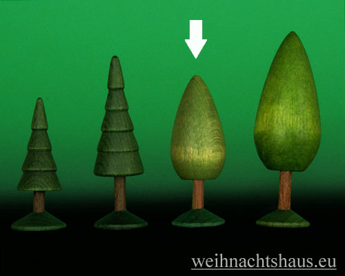 Seiffen Weihnachtshaus - Marktstandbaum Pappel klein - Bild 1