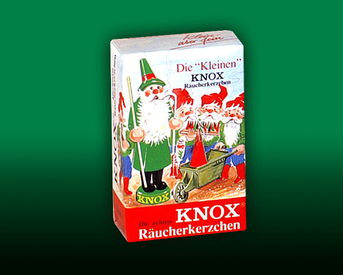 Seiffen Weihnachtshaus - Knox Miniräucherkerzen - Bild 1