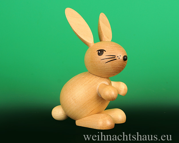 Osterhasen Erzgebirge Osterhäschen Osterhase Osterschmuck Osterdeko Dekohäschen natur aus Holz Erzgebirgisch günstig kaufen Kuhnert Kuhnerthase Hermine