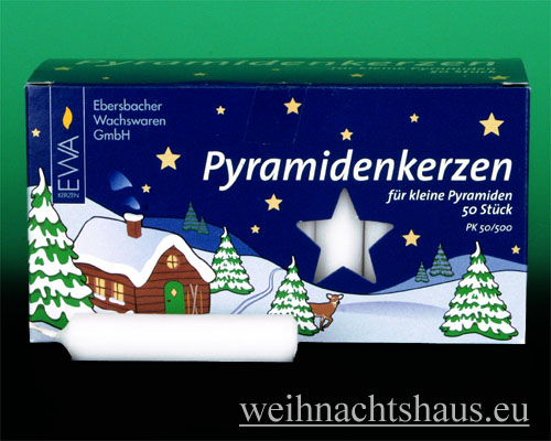 Pyramidenkerzen Pyramidenkerze Kerzen für Pyramiden Kerze Pyramide Weihnachtspyramide Kerzenbeleuchtung Kerzenwärme Weihnachtskerzen Erzgebirge Seiffen weiss 14mm 14 mm