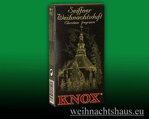 Seiffen Weihnachtshaus -  Knox Räucherkerzen Seiffener Duft - Bild 1