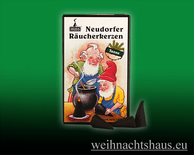 Räucherkerzen Huss aus dem Erzgebirge traditionell Tanne Kiefer