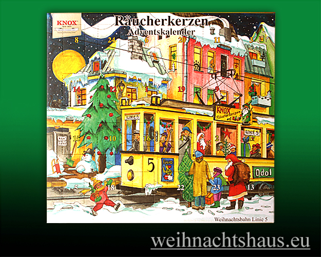 Adventskalender Knox Räucherkerzen 2025 Neuheit Räucherkerzenkalender Advent