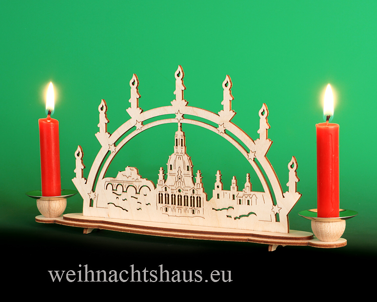 Schwibbogen_Dresden_Frauenkirche_Kerzen_Lichterbogen