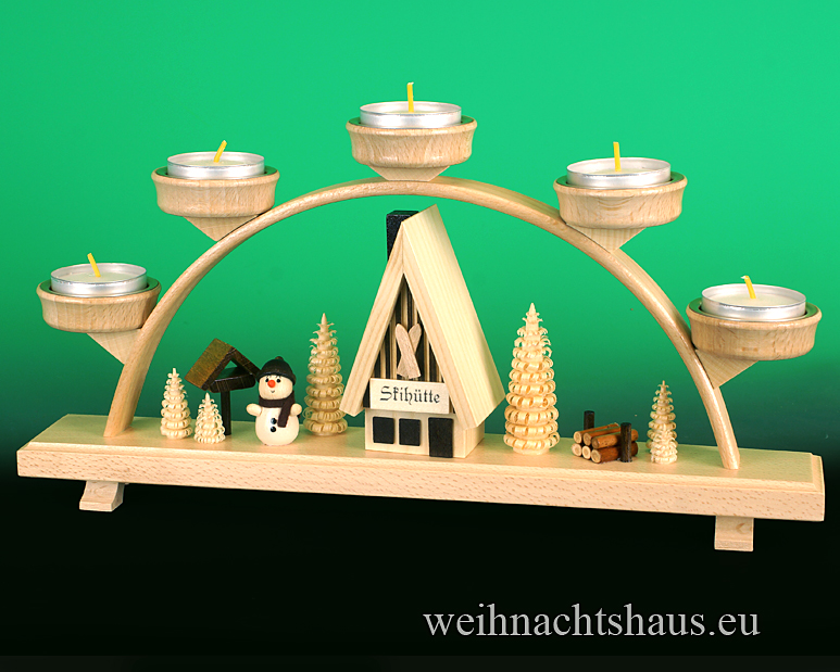 Schwibbogen_fuer_Kerzen_Teelicht_Lichterbogen_Skihuette_Neu