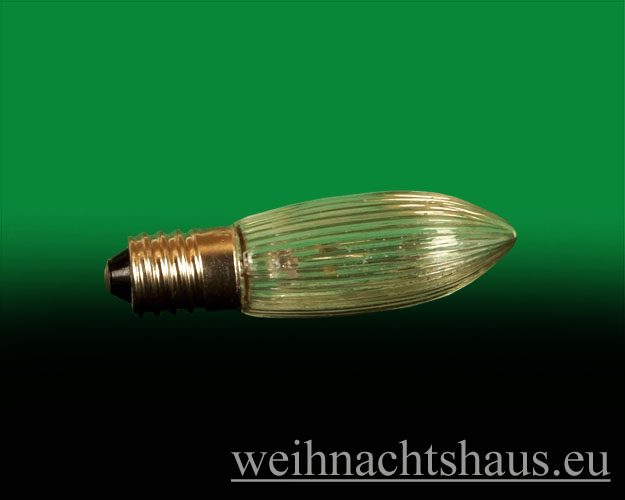 Seiffen Weihnachtshaus - Spitzkerze Ersatzkerze für Schwibbogen 16 Volt - Bild 1