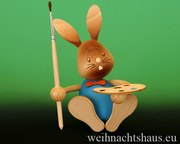 Stupsi Neuheiten Osterhase Kuhnert Neu Ostern dieses Jahr Künstler Neuheit  Kuhnerthasen Osterhasen Osterdeko Ostergeschenk aus Holz Erzgebirge