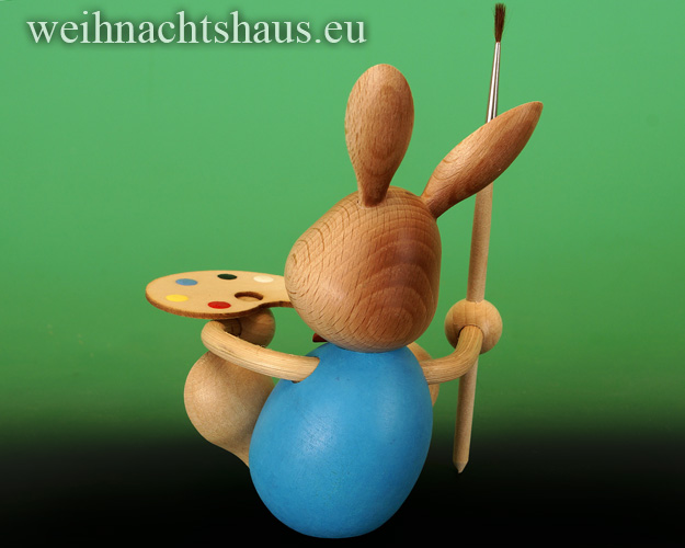 Seiffen Weihnachtshaus - Stupsi    Osterhase- Kuhnert Künstler Neu 2016 - Bild 2