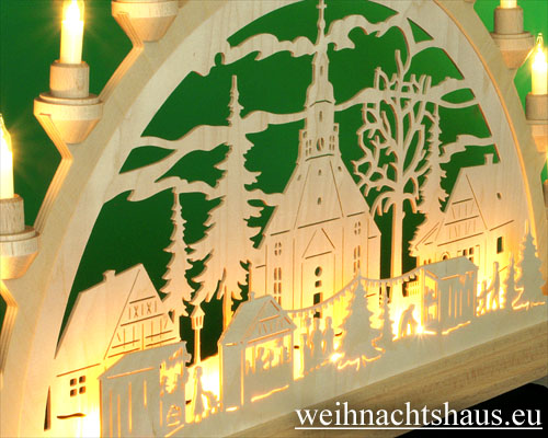 Schwibbogen Kirche Seiffen Erzgebirge Seiffener Kirchen Schwibbögen Weihnachtsmarkt Schwipp Bogen Weihnacht Markt Bogen Dorf Schwibb Bögen Neuheit Kirchenbogen Seiffenschwibbogen Schwippbogen günstig kaufen Werksverkauf sale