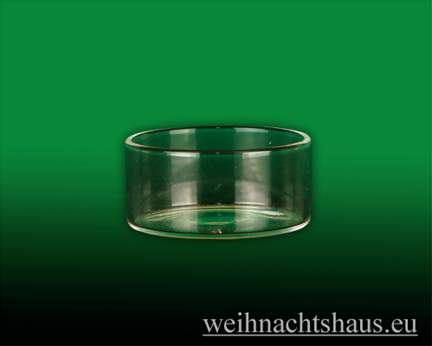 Seiffen Weihnachtshaus - Glasbehälter Glaseinsatz für Teelichte - Bild 1