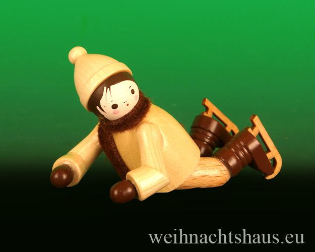 Winterkinder Erzgebirge Thiel Neuheit Figur Winter Schlittschuh