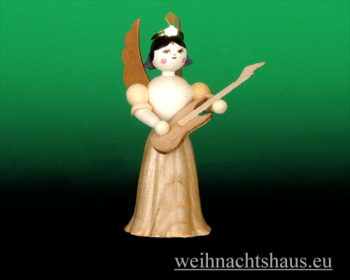 Seiffen Weihnachtshaus - Langrockengel natur E-Gitarre - Bild 1