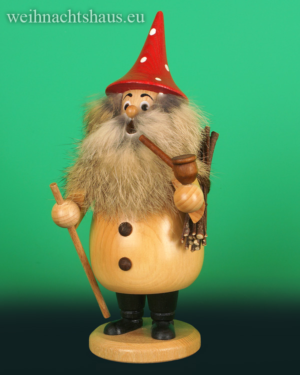 Räuchermännchen Wichtel DWU Neuheit Räuchermann Neuheiten Werksverkauf Seiffen