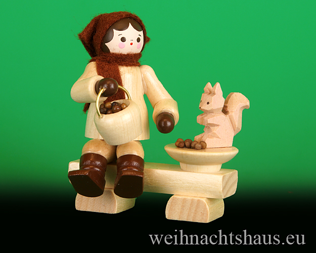 Winterkinder Neuheit 2025 Erzgebirge Romy Thiel Figuren Winterfigur Eichhörnchen Neu