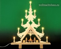 Lichterpitze Erzgebirge beleuchtet Seiffen Kirche Weihnacht Deko