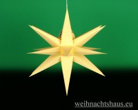 Seiffen Weihnachtshaus - Annaberger Weihnachtsstern 35cm gelb - Bild 1