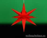 Seiffen Weihnachtshaus - Annaberger Weihnachtsstern 35cm rot - Bild 1