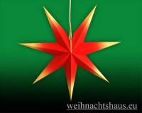 Stern Weihnacht zum Beleuchten Fensterstern Adventsstern Weihnachtsstern Sterne Weihnachten Papierstern flach zum Falten Erzgebirge Seiffen Werksverkauf sale
