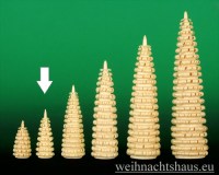Seiffen Weihnachtshaus - Rollbaum ohne Stamm  4 cm - Bild 1