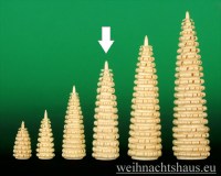 Seiffen Weihnachtshaus - Rollbaum ohne Stamm  8 cm - Bild 1