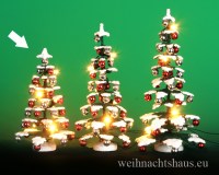 Weihnachtsbaum Erzgebirge beleuchtet Tannenbaumbeleuchteter Baum Christbaum Seiffen