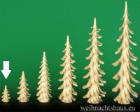 Seiffen Weihnachtshaus - Spanbaum  Holz offener Baum Erzgebirge  5 cm - Bild 1
