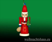 Baumbehang Nußknacker Weihnachtsmann Holz Erzgebirge Figur günstig kaufen