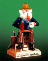 Seiffen Weihnachtshaus - <!--21-->Räuchermann  Holzmich´l - Bild 1