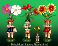 Seiffen Weihnachtshaus - Hubrig Blumenkind Junge 24cm Lilie - Bild 2
