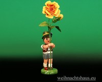 Seiffen Weihnachtshaus - Blumenjunge 11,5cm Tagetes NEU 2013 - Bild 1