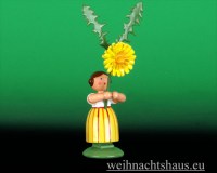 Seiffen Weihnachtshaus - Wiesenblumenkind 11cm Löwenzahn - Bild 1